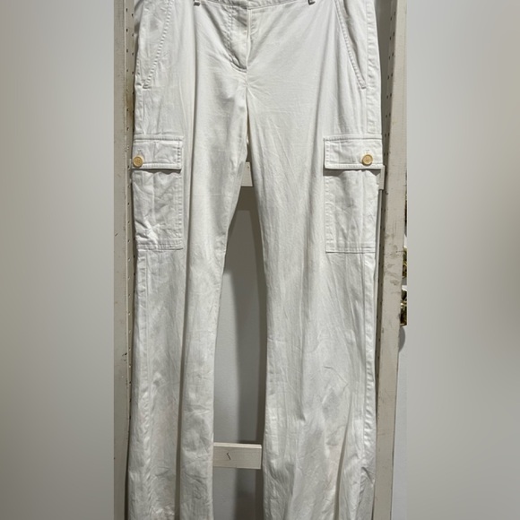 Theory White Cargo Pants - Picture 2 of 3